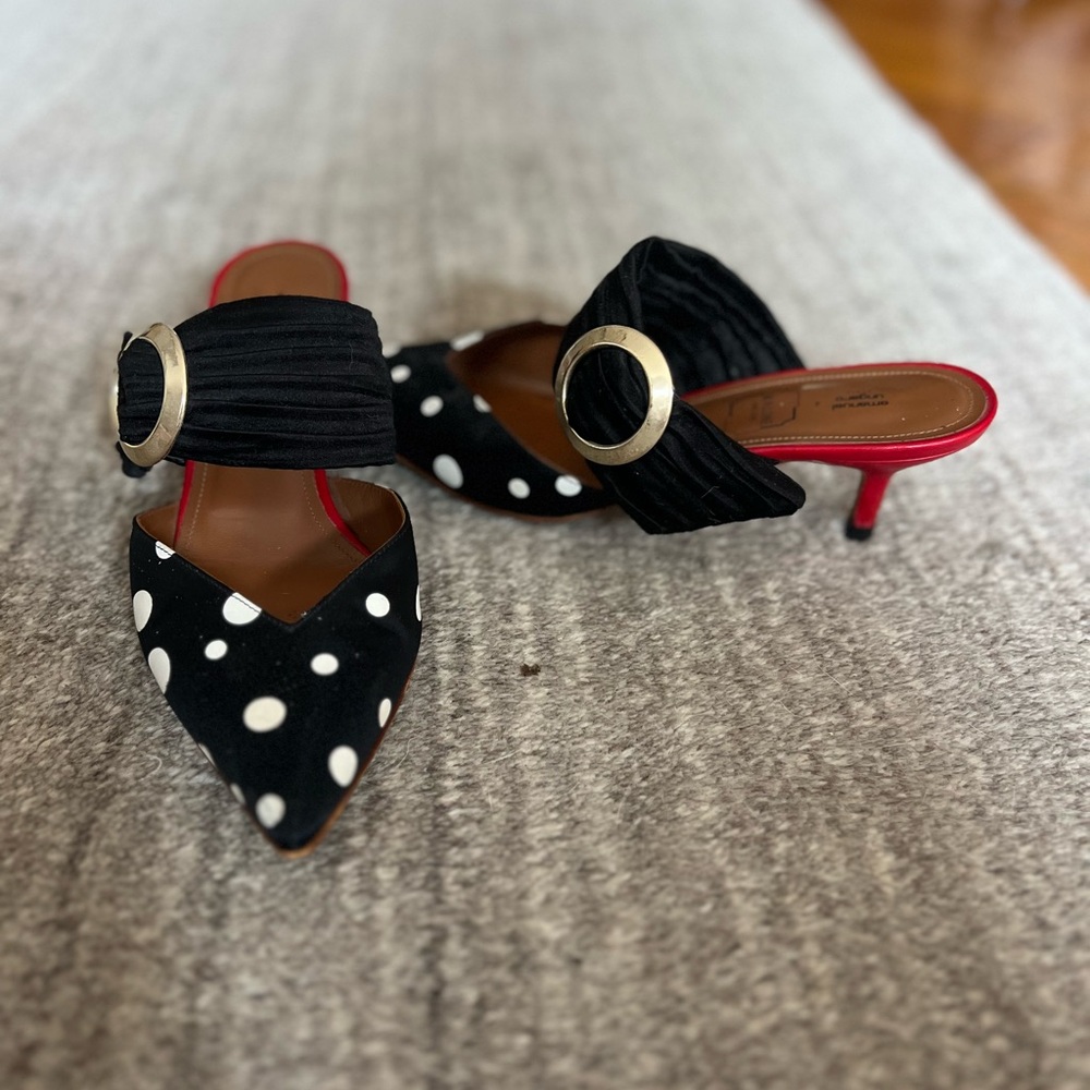 Malone Souliers x Ungaro Polka Dot Mule, 39